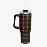 MacLellan Modern Tartan Crest 40 oz Insulated Tumbler with Handle